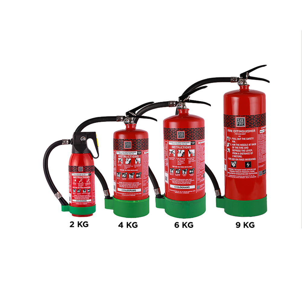 HFC 236fa Based Medical Range Fire Extinguishers
